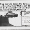 Vortrag über die Geschichte der Zensur oppositioneller, linker Medien seit 1800 bis in die Gegenwart von Bernd Drücke