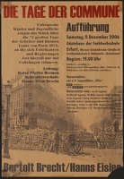 Die Tage der Commune, Aufführung in Erfurt