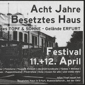 Acht Jahre Besetztes Haus - Festival