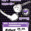 Alles muss man selber machen. NPD Bundesparteitag verhinder