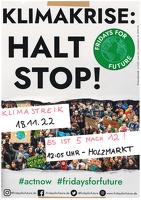 Klimakrise: Halt Stop! 