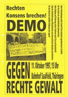 Rechten Konsens brechen! Demo gegen rechte Gewalt