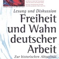 Lesung und Diskussion "Freiheit und Wahn deutscher Arbeit"