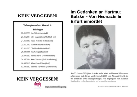In Gedenken an Hartmut Balzke