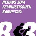 Heraus zum feministischen Kampftag! 