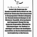 Die Deutsche Burschenschaft fordert Nonsens