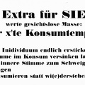 Extra für Sie der x'te Konsumtempel