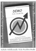 Demo für ein selbstverwaltetes Jugendzentrum